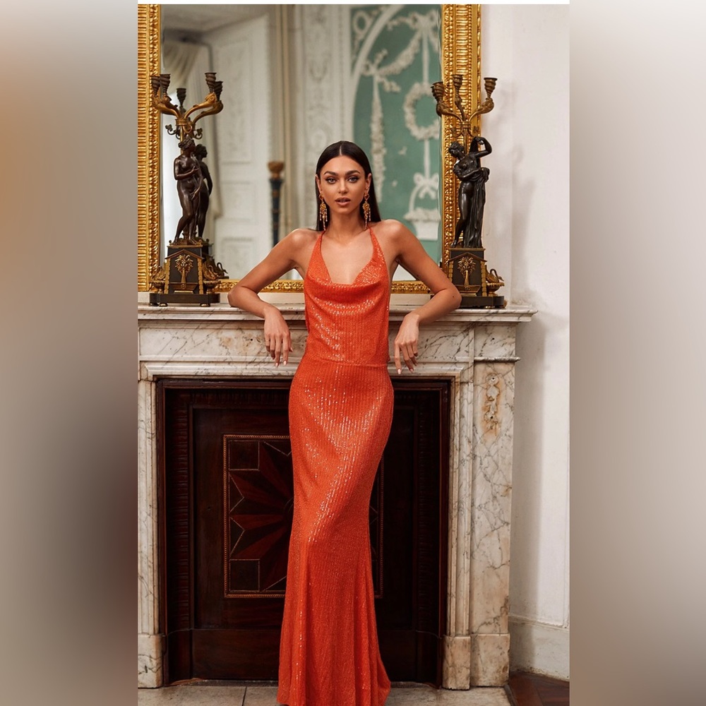 Alamour the Label Stella Gown Orange